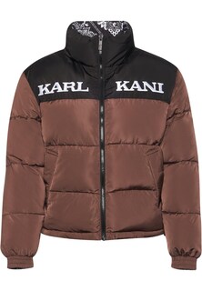Зимняя куртка Karl Kani, темно-коричневый/черный