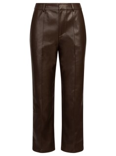 Узкие брюки Apart, темно коричневый