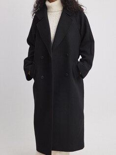 Межсезонное пальто NA-KD, черный