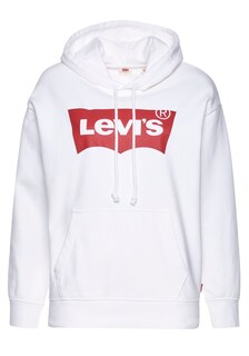 Толстовка LEVIS GRAPHIC STANDARD HOODIE NEUTRALS, белый