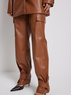 Обычные брюки NA-KD, коричневый