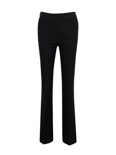 Расклешенные брюки со складками Orsay, черный