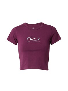 Рубашка Nike Swoosh, бордо