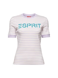 Рубашка Esprit, лавандовый/белый