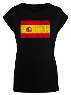 Рубашка F4Nt4Stic Spain Spanien Flagge, черный