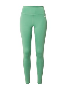 Узкие тренировочные брюки Adidas Essentials, зеленый
