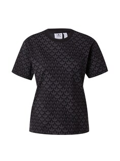 Рубашка Adidas Trefoil Monogram, черный