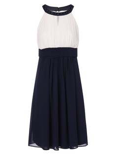 Коктейльное платье Marie Lund, морской синий/белый