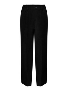 Широкие брюки со складками Pieces CAMIL, черный