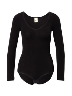 Боди-рубашка Magic Bodyfashion Longsleeve Bodysuit Bamboo, черный