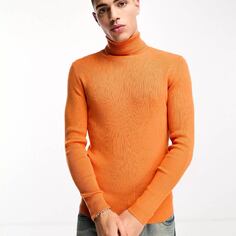 Джемпер Collusion Knitted Roll Neck, оранжевый