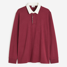 Рубашка H&amp;M Regular Fit Cotton, темно-красный H&M