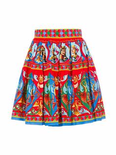 Хлопковая мини-юбка Carretto Dolce&amp;Gabbana