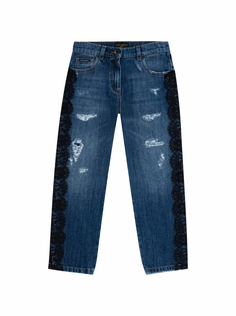Прямые джинсы с рваным эффектом Dolce&amp;Gabbana