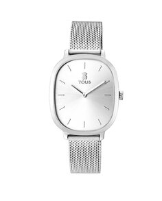 Женские часы Heritage из серебристой стали Tous, серебро