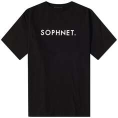 Sophnet. Футболка с логотипом, черный