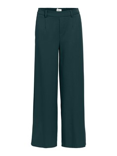 Широкие брюки со складками спереди Object LISA, зеленый