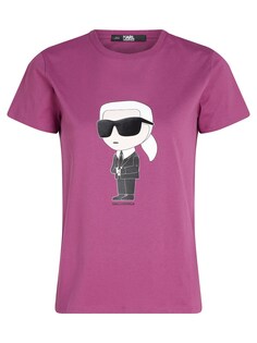 Рубашка Karl Lagerfeld Ikonik, фиолетовый