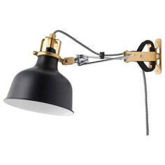 Настенный светильник Ikea Ranarp, черный