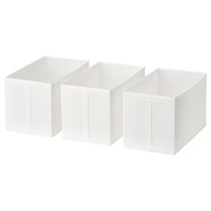 Набор коробок Ikea Skubb 31x55, 3 предмета, белый