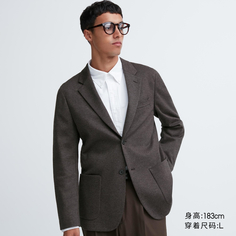 Uniqlo, удобная куртка для мужчин/женщин/пар, костюм с прямой талией, деловой повседневный костюм