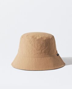 Простая женская шляпа в форме ведра Parfois, коричневый