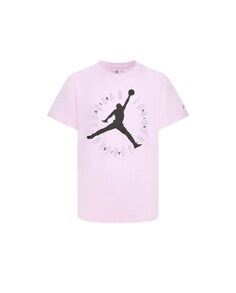 Футболка для девочки с короткими рукавами Jordan, розовый