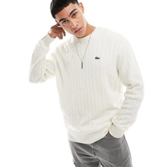 Джемпер Lacoste Cable Knit, белый