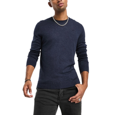 Джемпер Hollister Icon Logo Crewneck Knit, синий