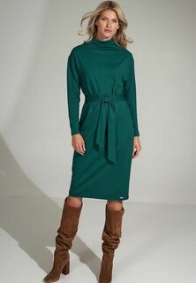 Платье из джерси Figl, темно-зеленый