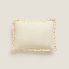 Чехол на подушку Zara Home Washed Linen, желтый