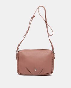Женская сумка через плечо Mini Wonderland из розовой кожи Abbacino, розовый