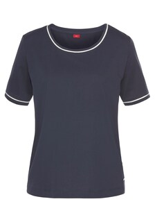 Пижамная рубашка s.Oliver, темно-синий