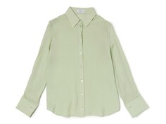 Рубашка женская Salvatore Ferragamo на пуговицах, светло-зеленый