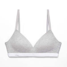 Бюстгальтер Oysho Modal Soft Cup Triangle, серый