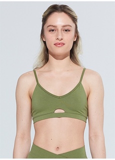 Зелёное женское бюстье с круглым вырезом Comm-Ci