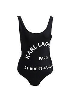 Черный женский купальник Karl Lagerfeld