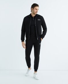 Мужские брюки джоггеры EA7 Capsule Emporio Armani, черный