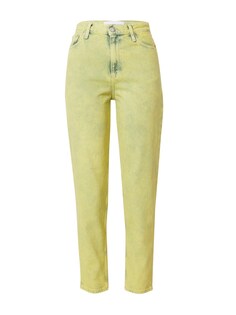 Зауженные джинсы Calvin Klein Jeans, лимон желтый