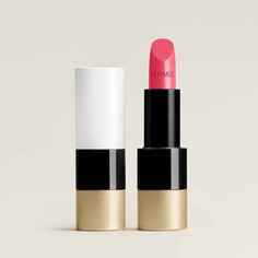 Атласная губная помада Hermès Rouge Satin, тон 40 Rose Lipstick, 3,5 г Hermes