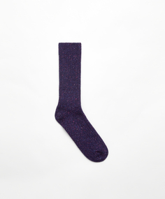 Классические носки из 21% шерсти и 11% шелка Oysho, темно-фиолетовый