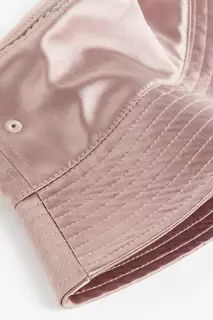 Атласная шляпа H&amp;M, розовый H&M