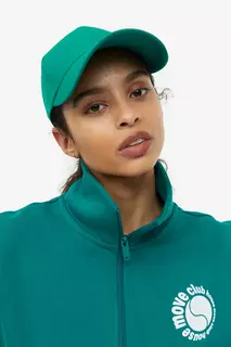 Водоотталкивающая спортивная кепка с козырьком H&amp;M, зеленый H&M