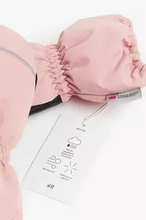 Водоотталкивающие лыжные перчатки на один палец H&amp;M, розовый H&M