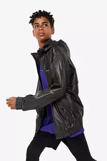 Ветрозащитная куртка с капюшоном H&amp;M, серый H&M
