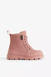 Водонепроницаемые ботинки со шнурками H&amp;M, розовый H&M