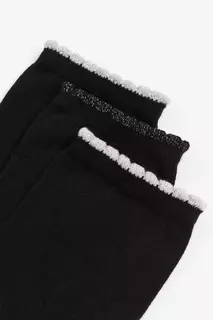 Комплект из 5 пар носков H&amp;M, черный H&M