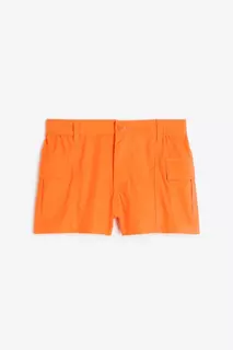 Короткие брюки-карго H&amp;M, оранжевый H&M