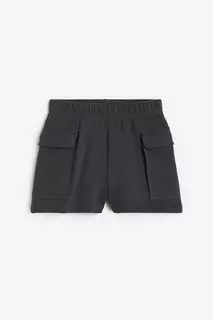 Короткие брюки-карго H&amp;M, черный H&M