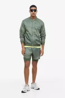 Легкая беговая куртка H&amp;M, зеленый H&M